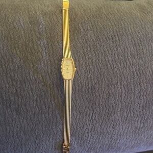 Armitron Gold-Tone Diamond Quartz Watch